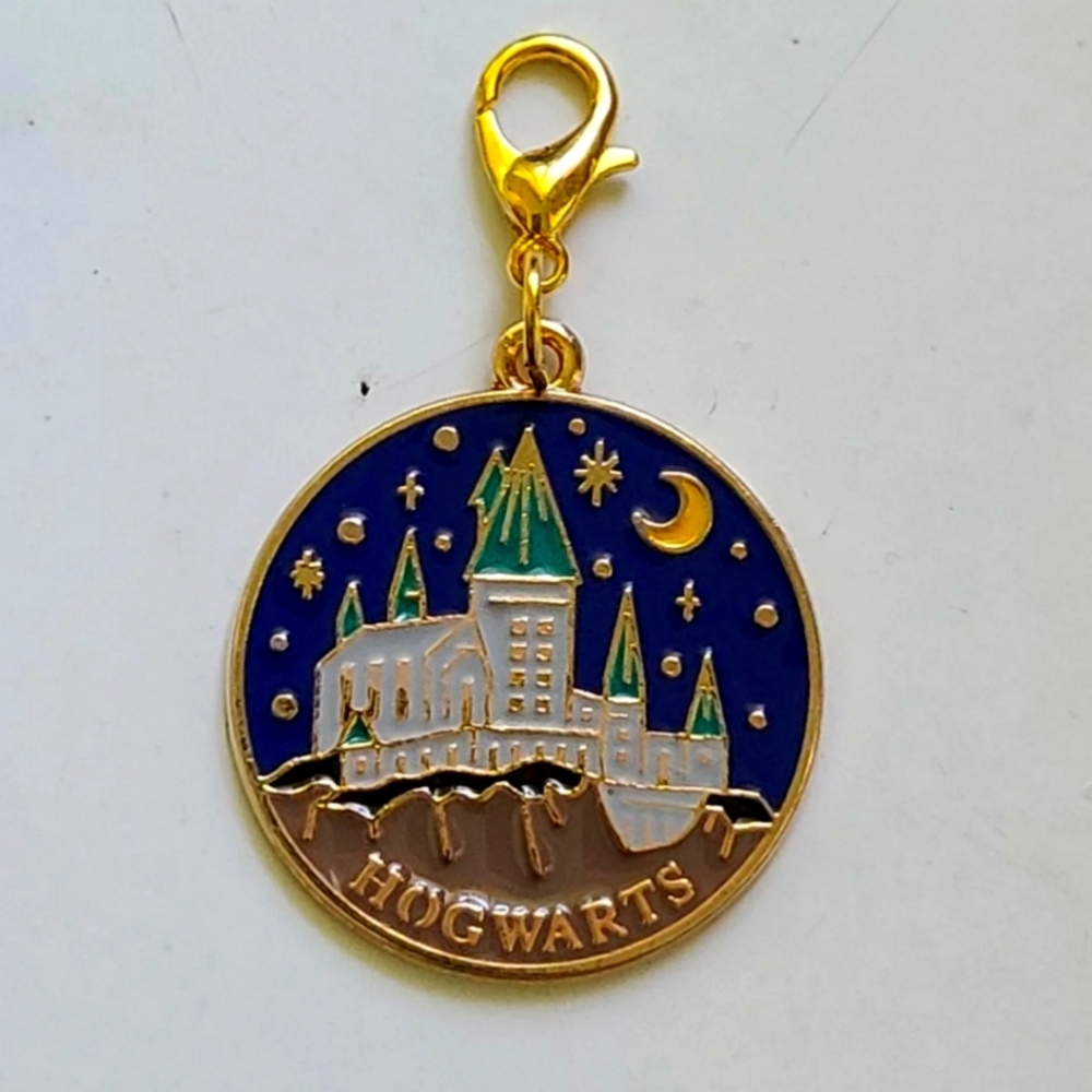 HOGWARTS HARRY POTTER PLANNER CHARM CLIPON GOLD